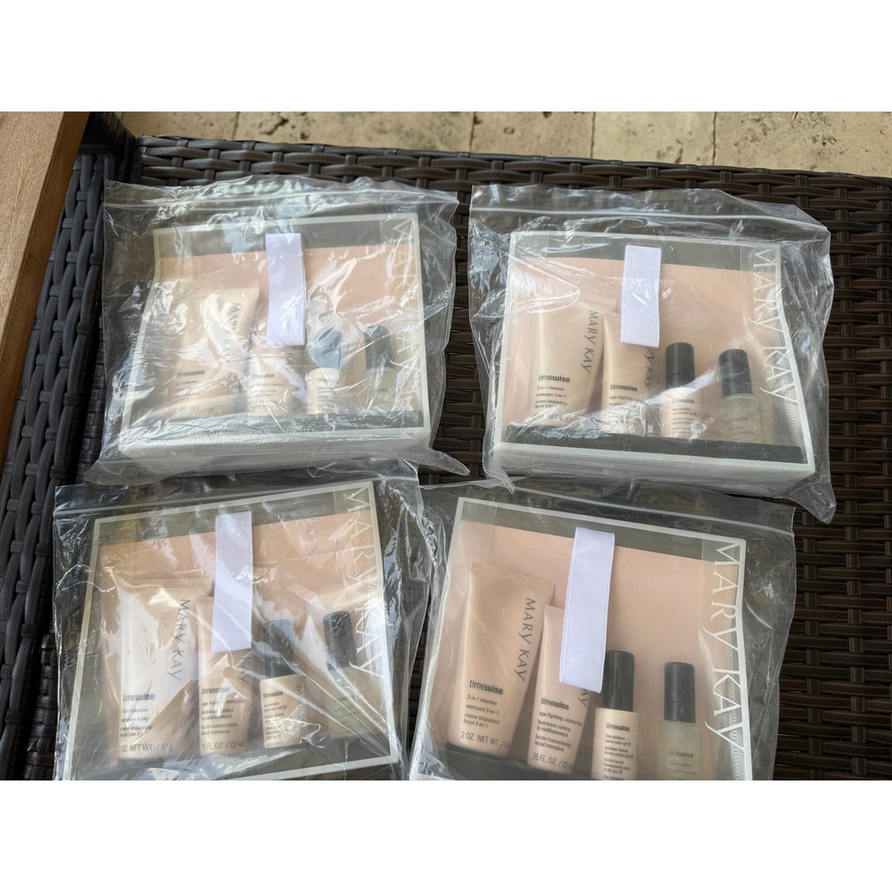 4 Mary Kay TimeWise Miracle Sets Normal Dry Skin Trial Travel Size SPF 25‎